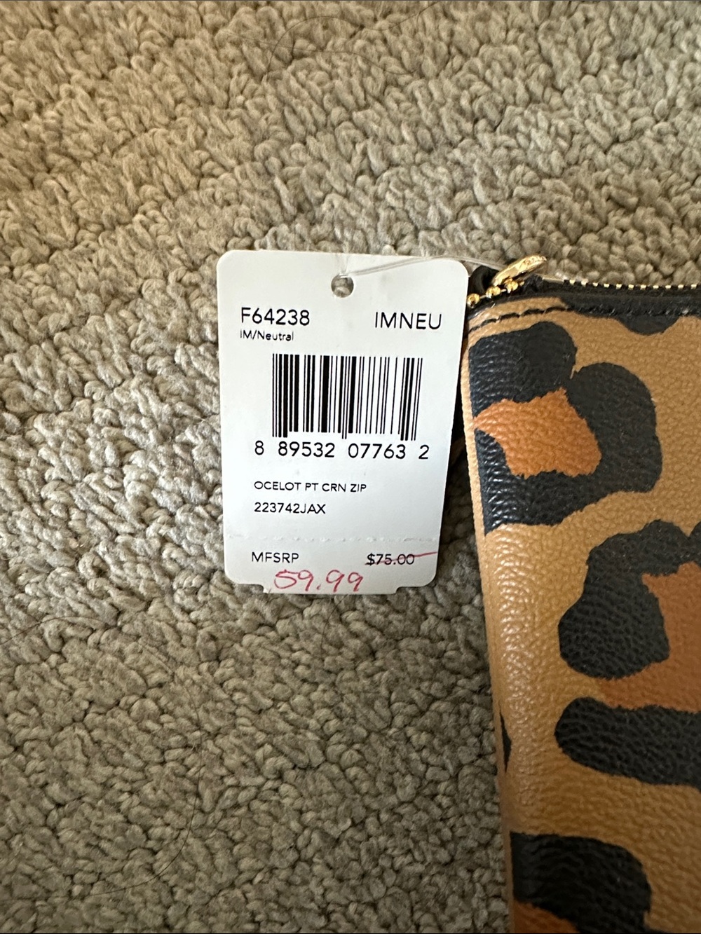 Coach Leopard Wristlet - Picture 5 of 5